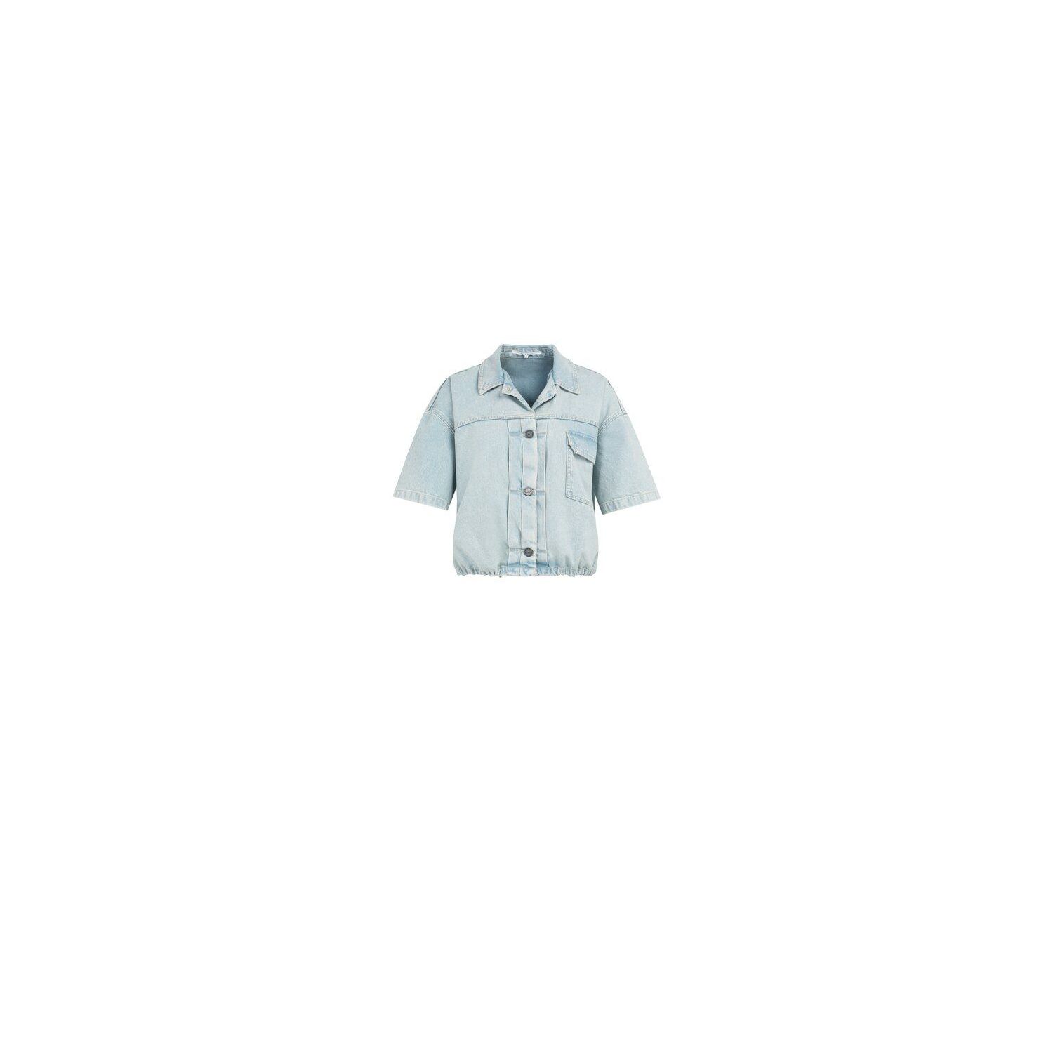 YAYA Colored worker denim jacket light denim