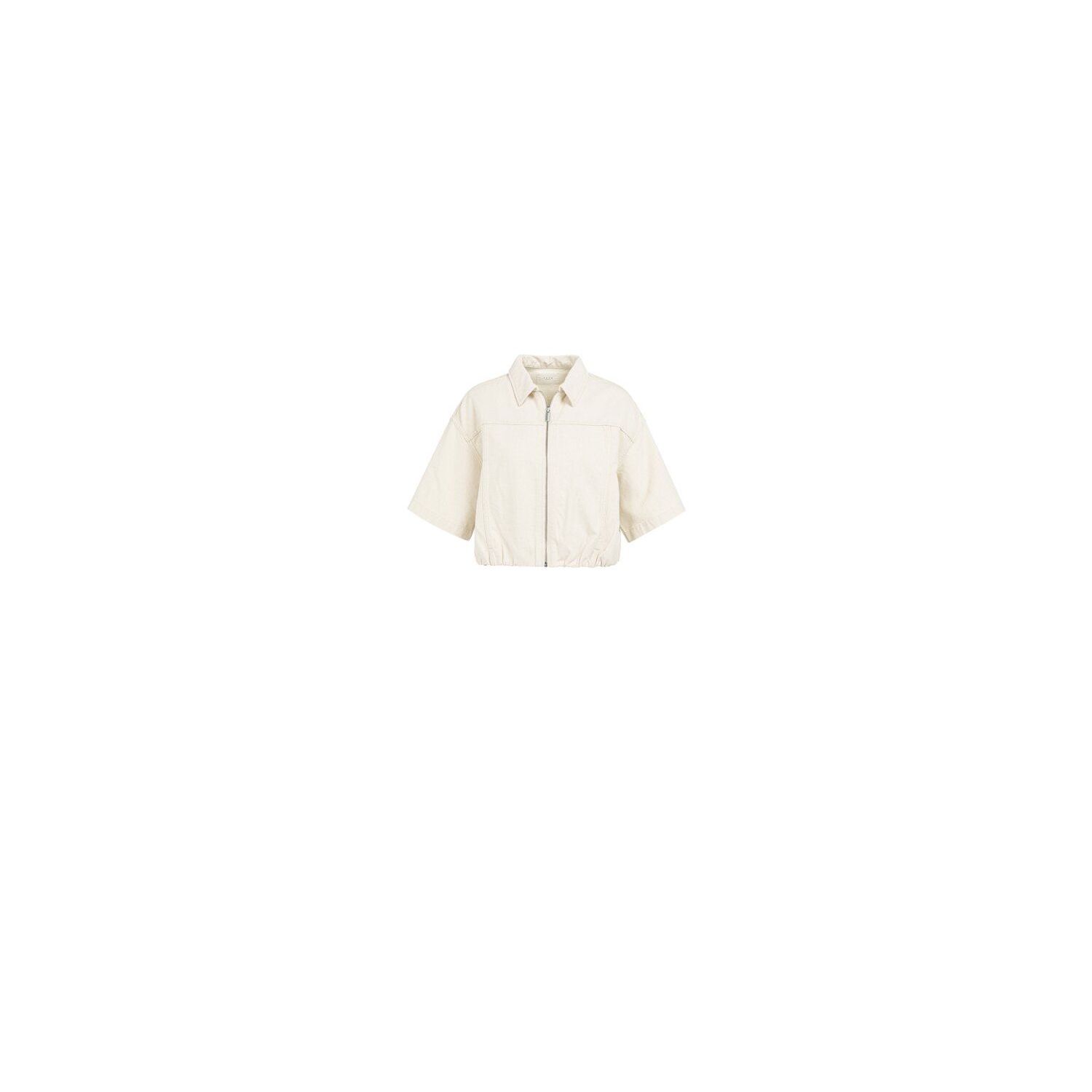 YAYA Denim look jacket cloud creme white