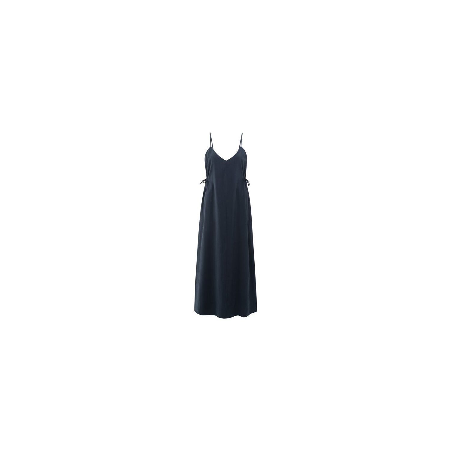 YAYA Strappy dress with drawstrings total eclipse 