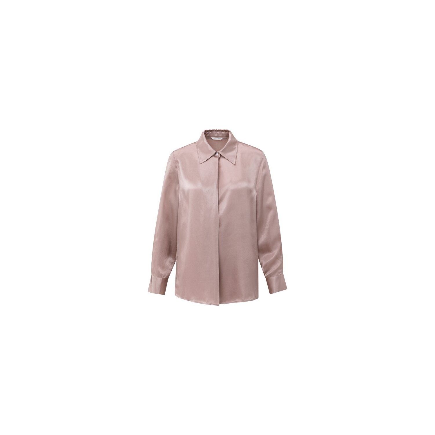 YAYA Satijnen blouse shadow gray pink
