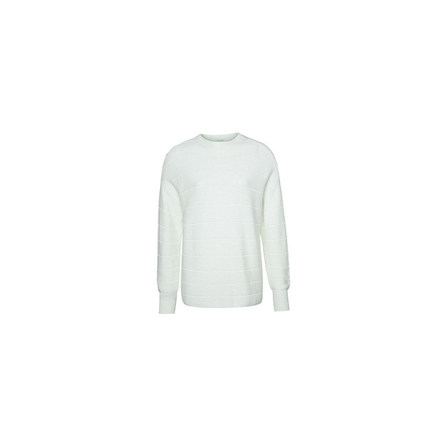 Yaya tonal stripe sweater egret off white