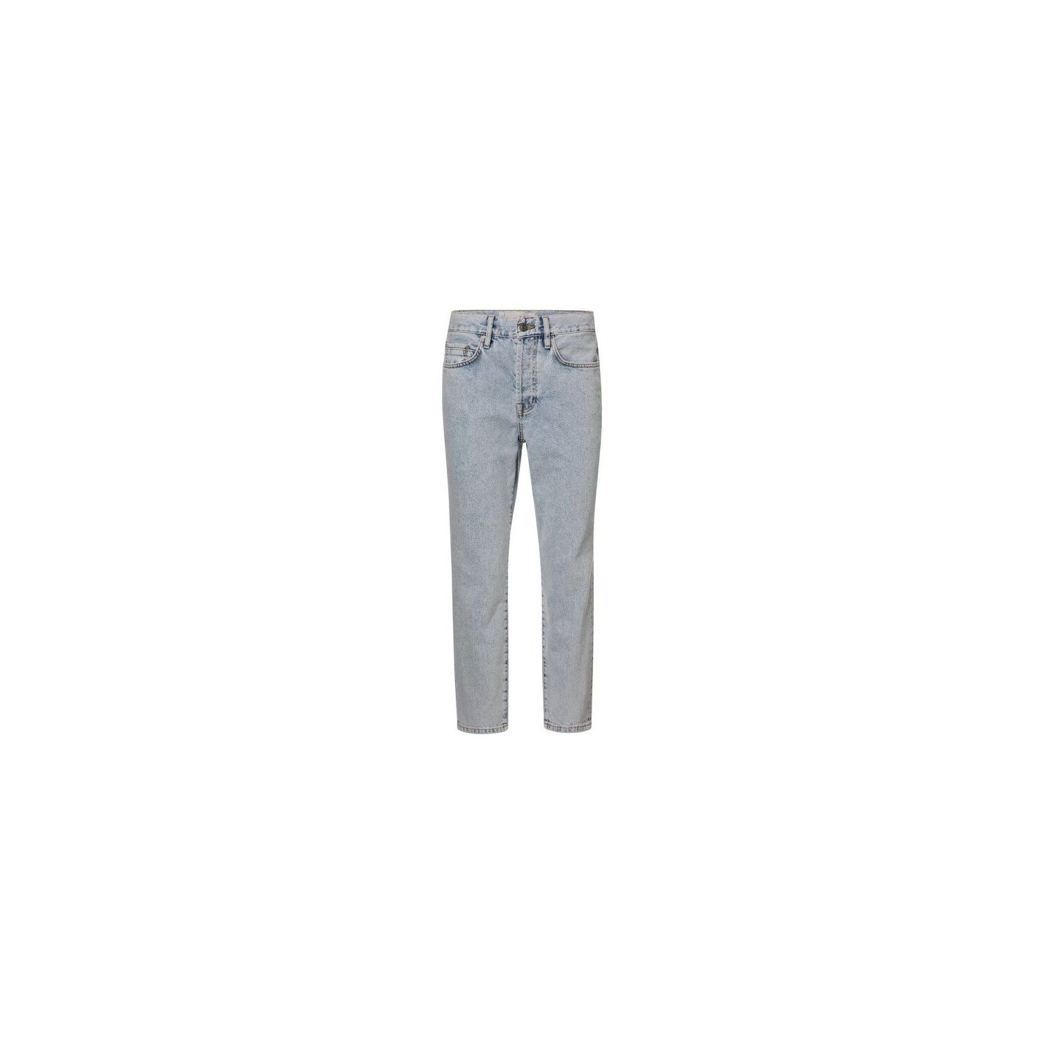 Yaya high waist denim straight leg light blue