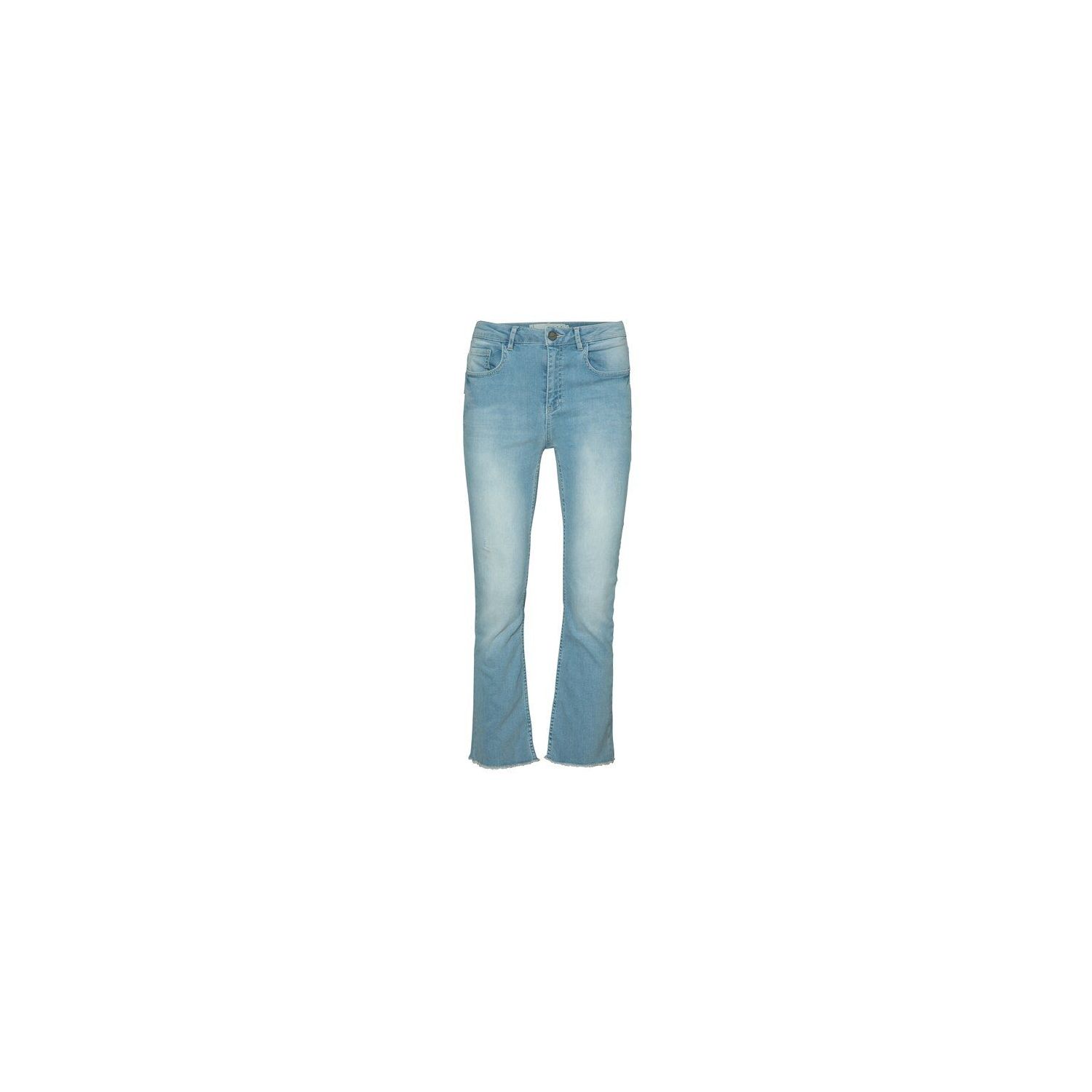 Yaya denim kick flare 7/8 length blue denim