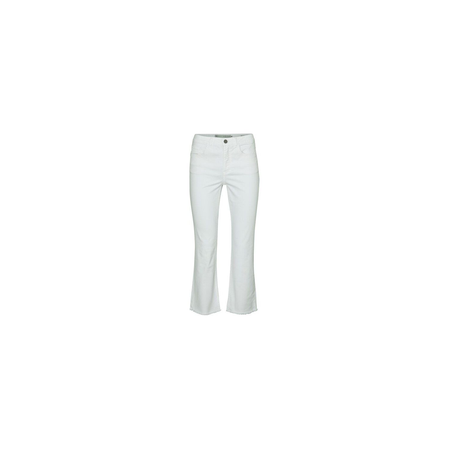 Yaya denim kick flare 7/8 length egret off white