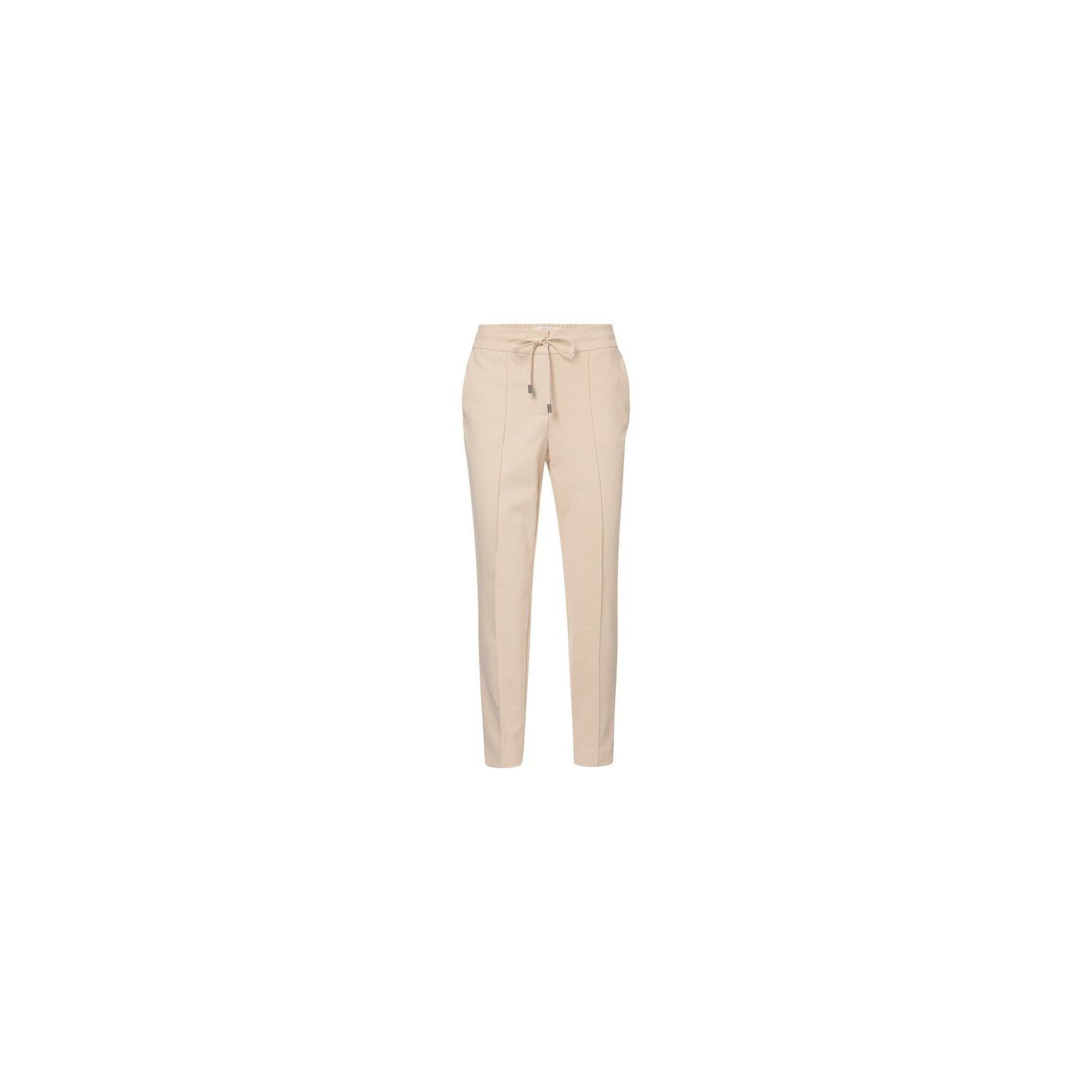 Yaya jersey jogging trousers cotton blend fog sand