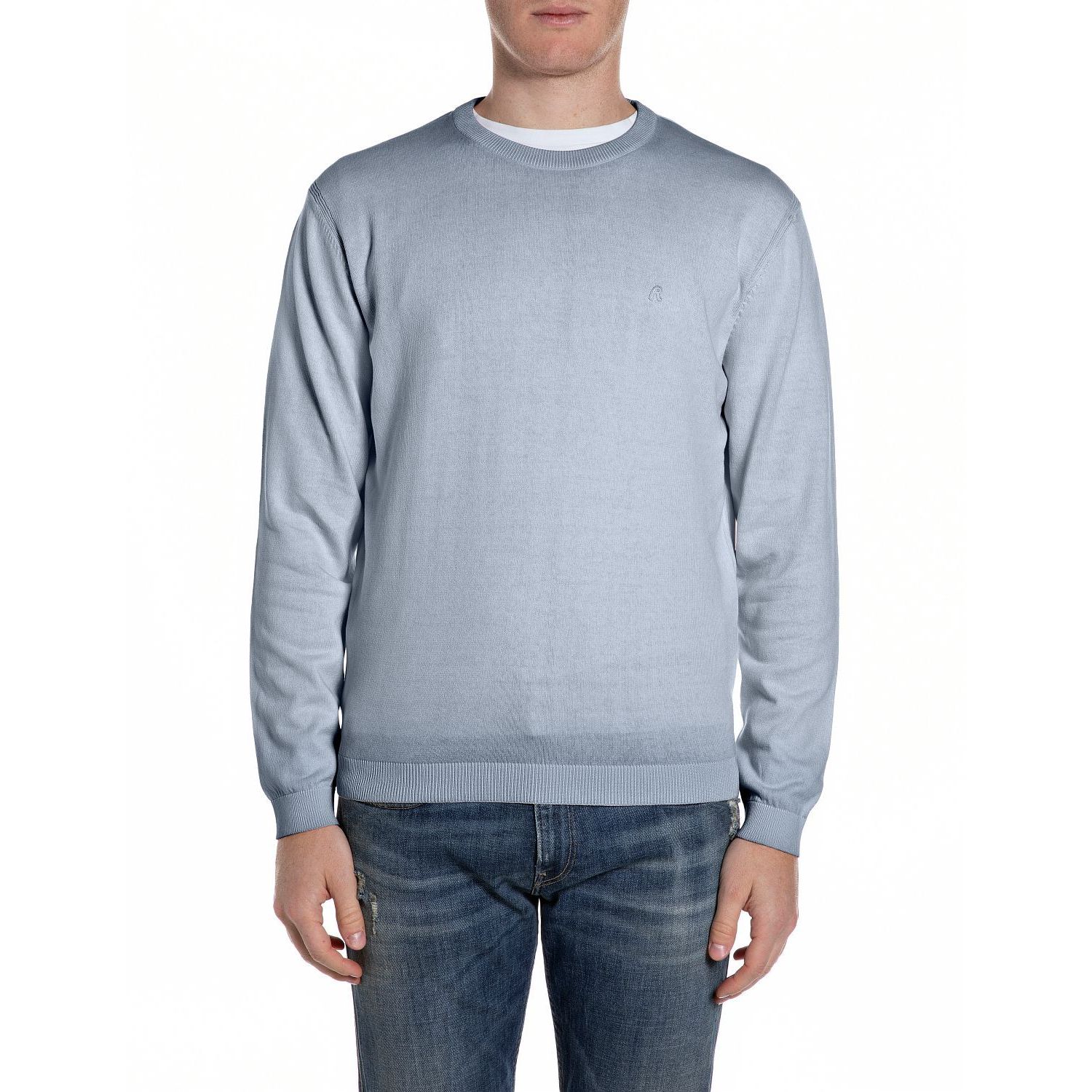 Replay knit uk4705 g20785a blauw