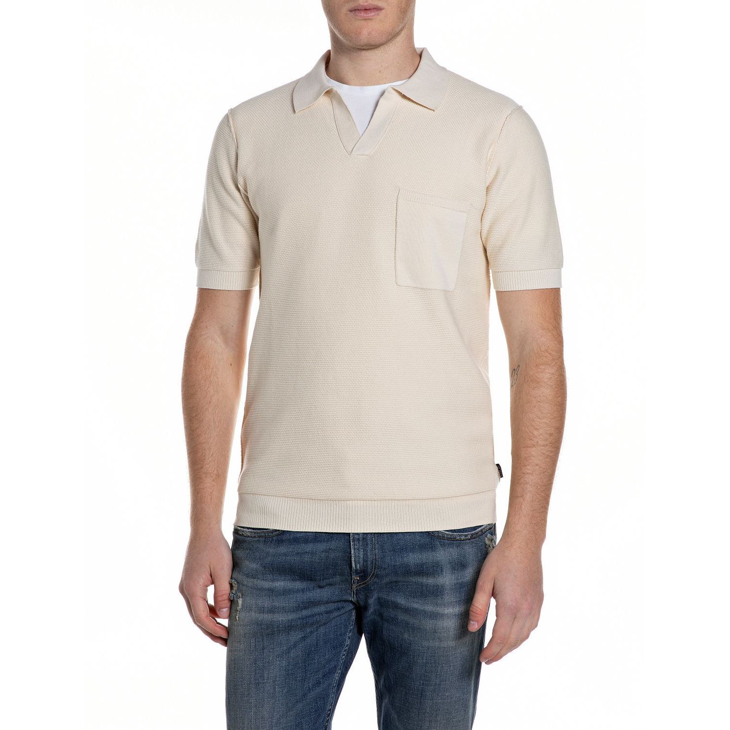 Replay knit uk5150 g23774 taupe