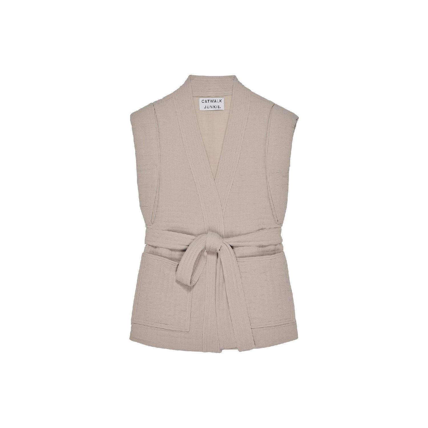 Catwalk junkie vs gemma vest oyster beige