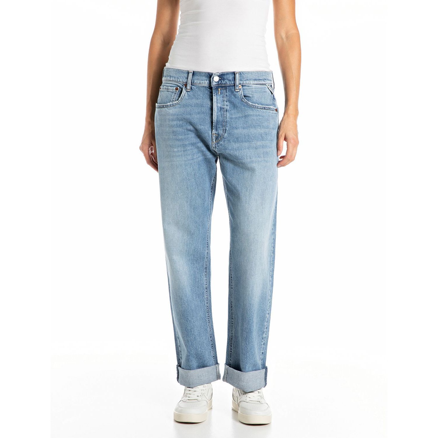 Replay aubry pants light blue