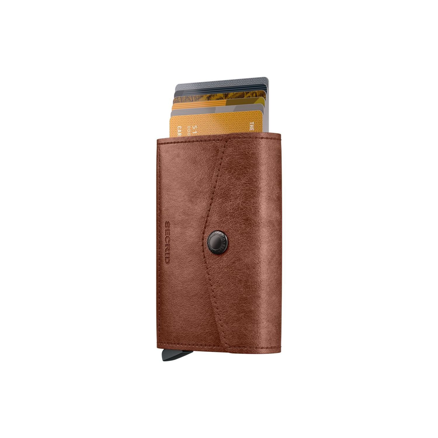 Secrid wallet envelope vintage cognac