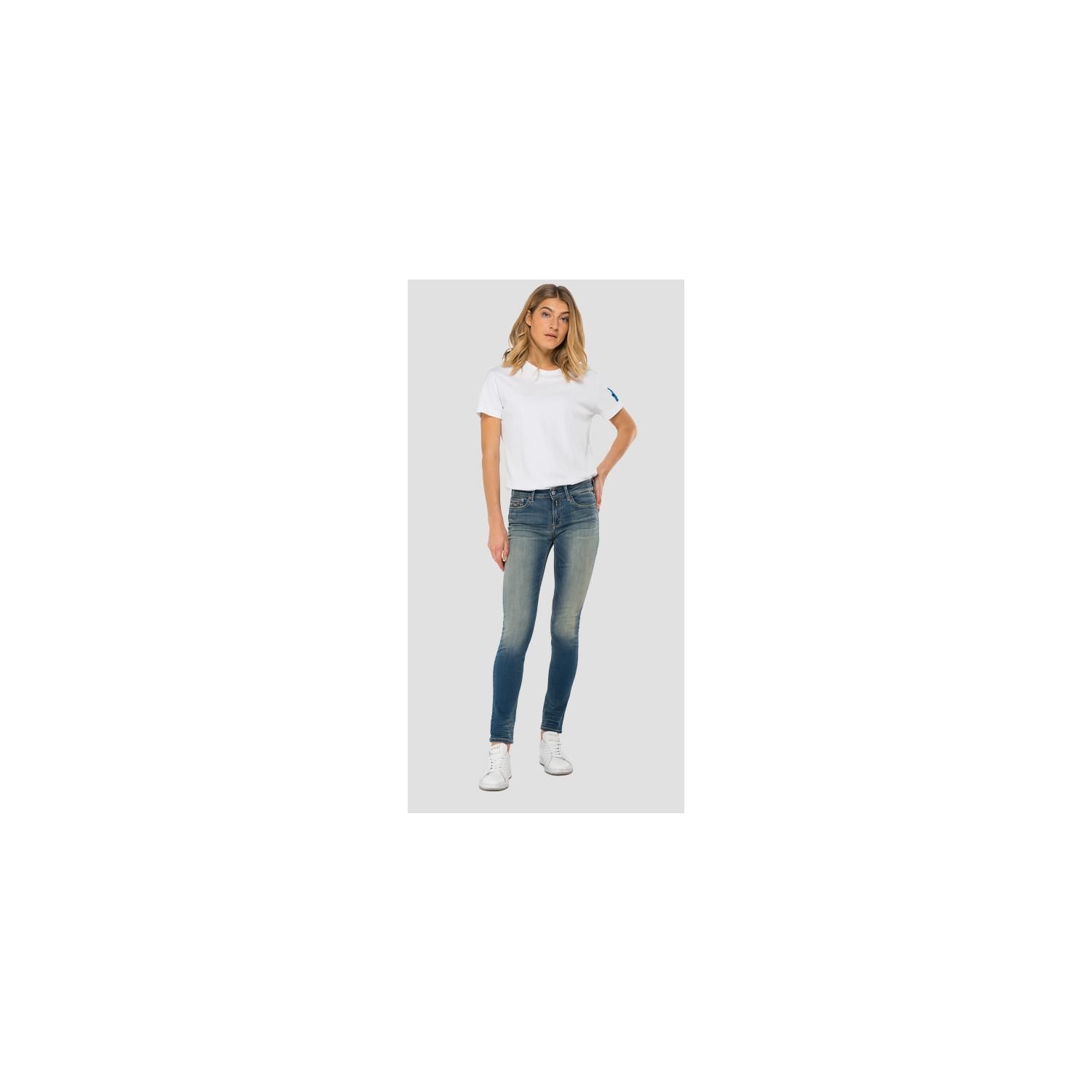 Replay new luz jeans wh689 661 523 blauw denim