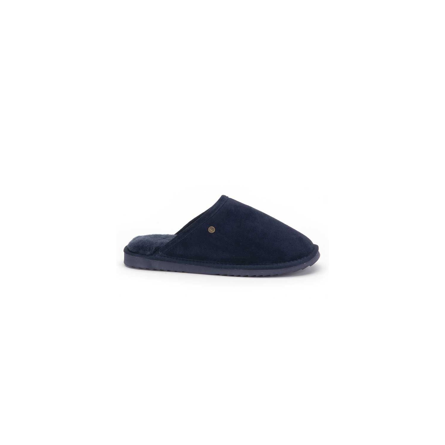 Warmbat Muil met Lamsvoering Navy