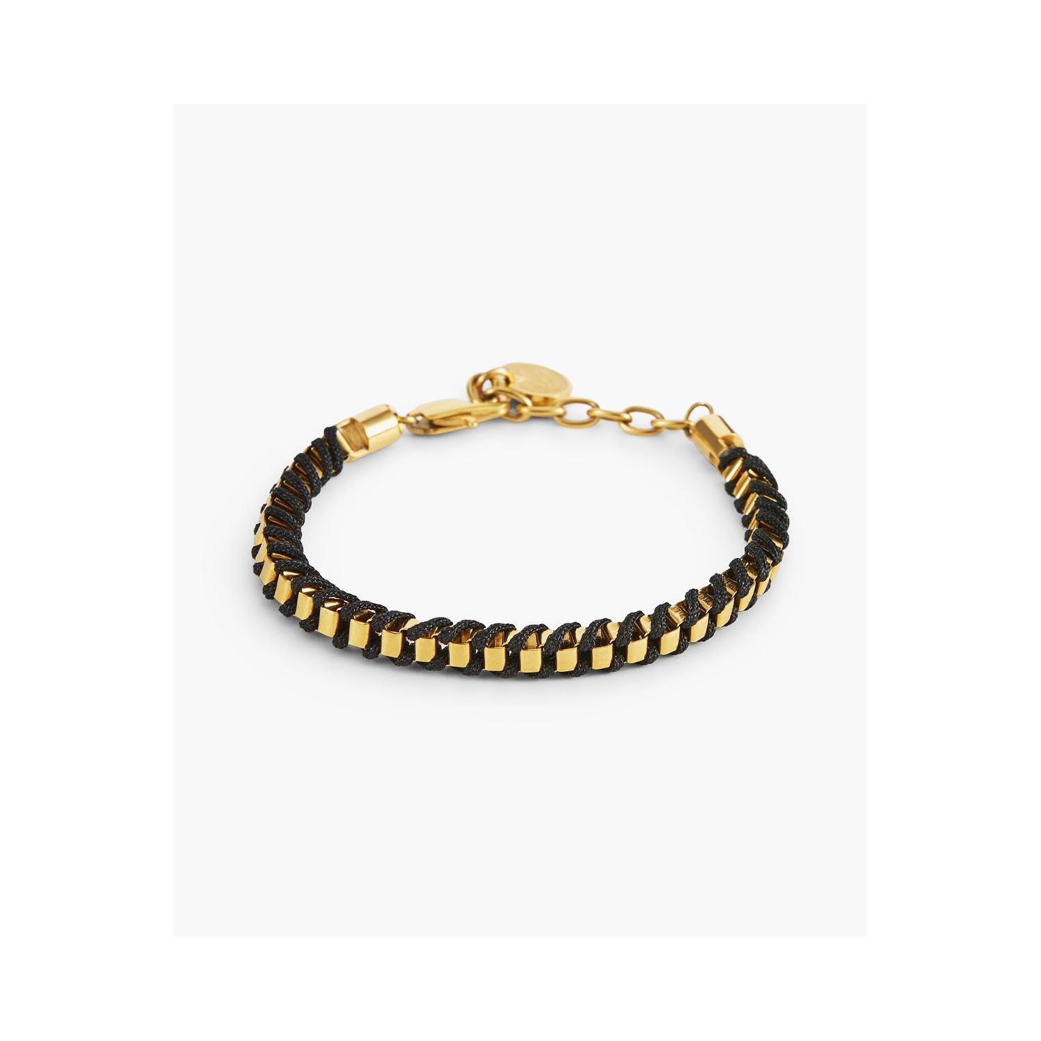 Pig hen cleo armband black gold