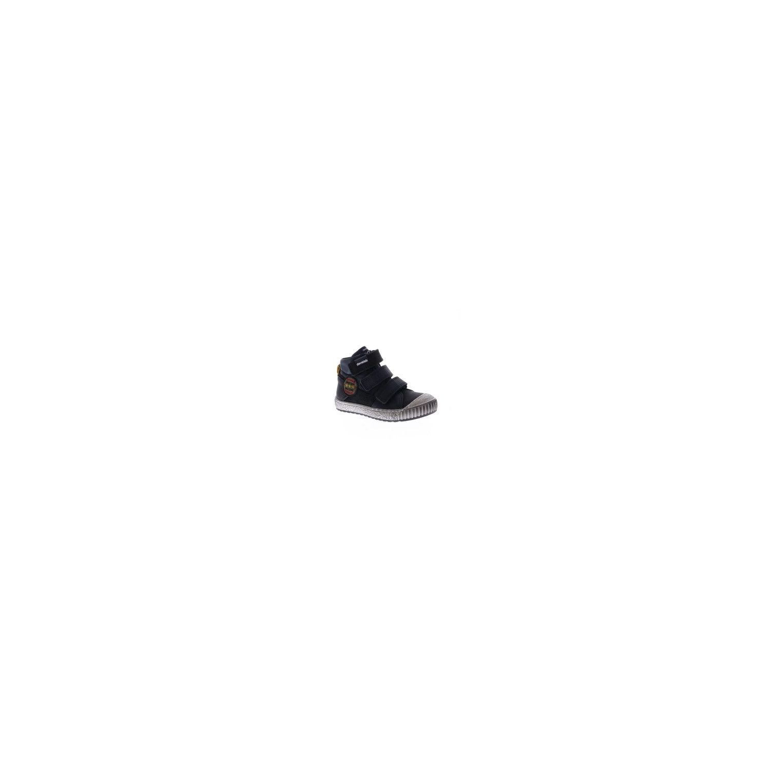 Develab Boys Mid Cut Sneaker 3 Velcro Navy Fantas