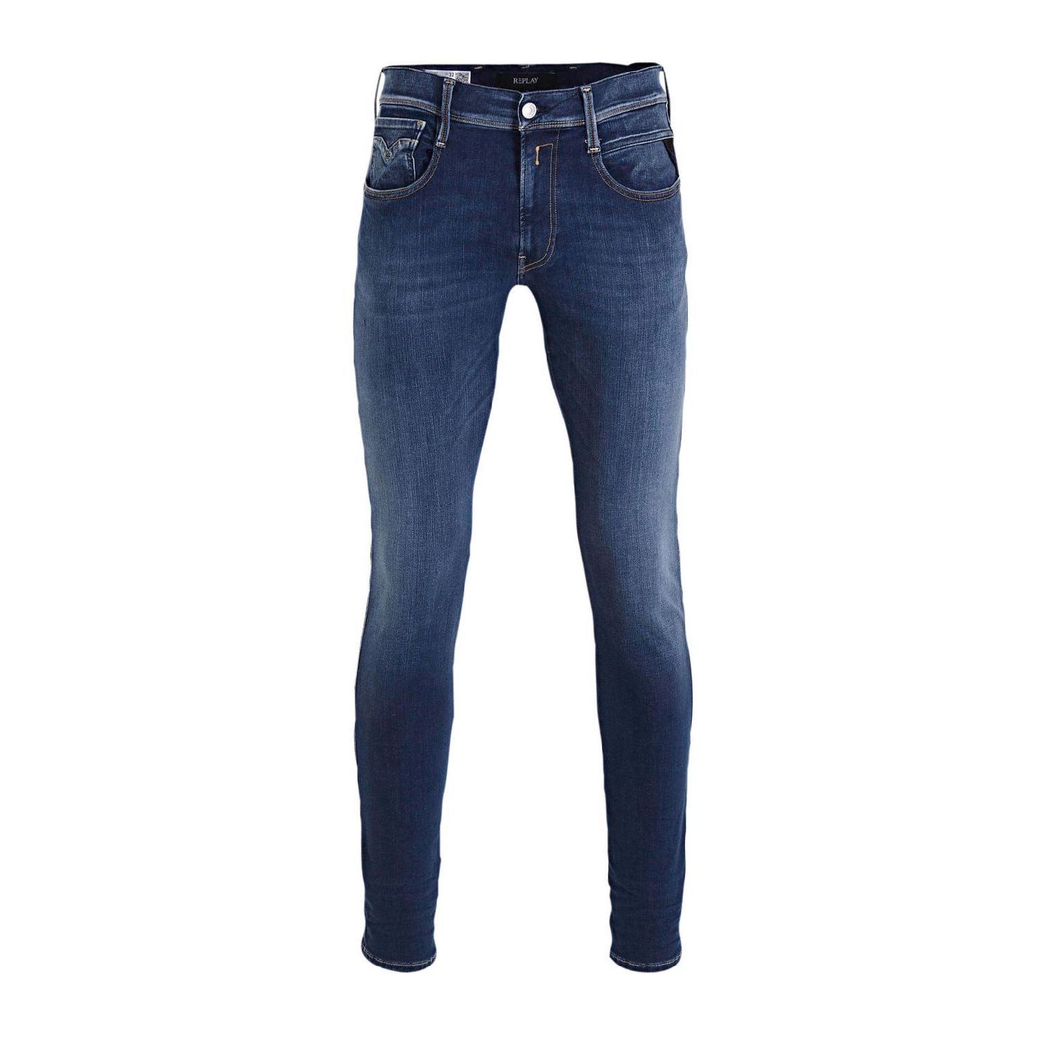 Replay anbass hyperflex jeans dark blue