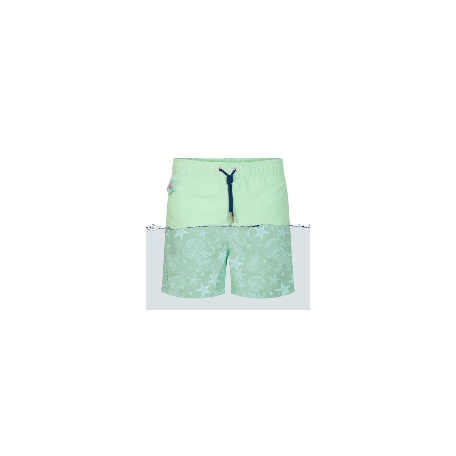 Ramatuelle magic print 2 swim short green