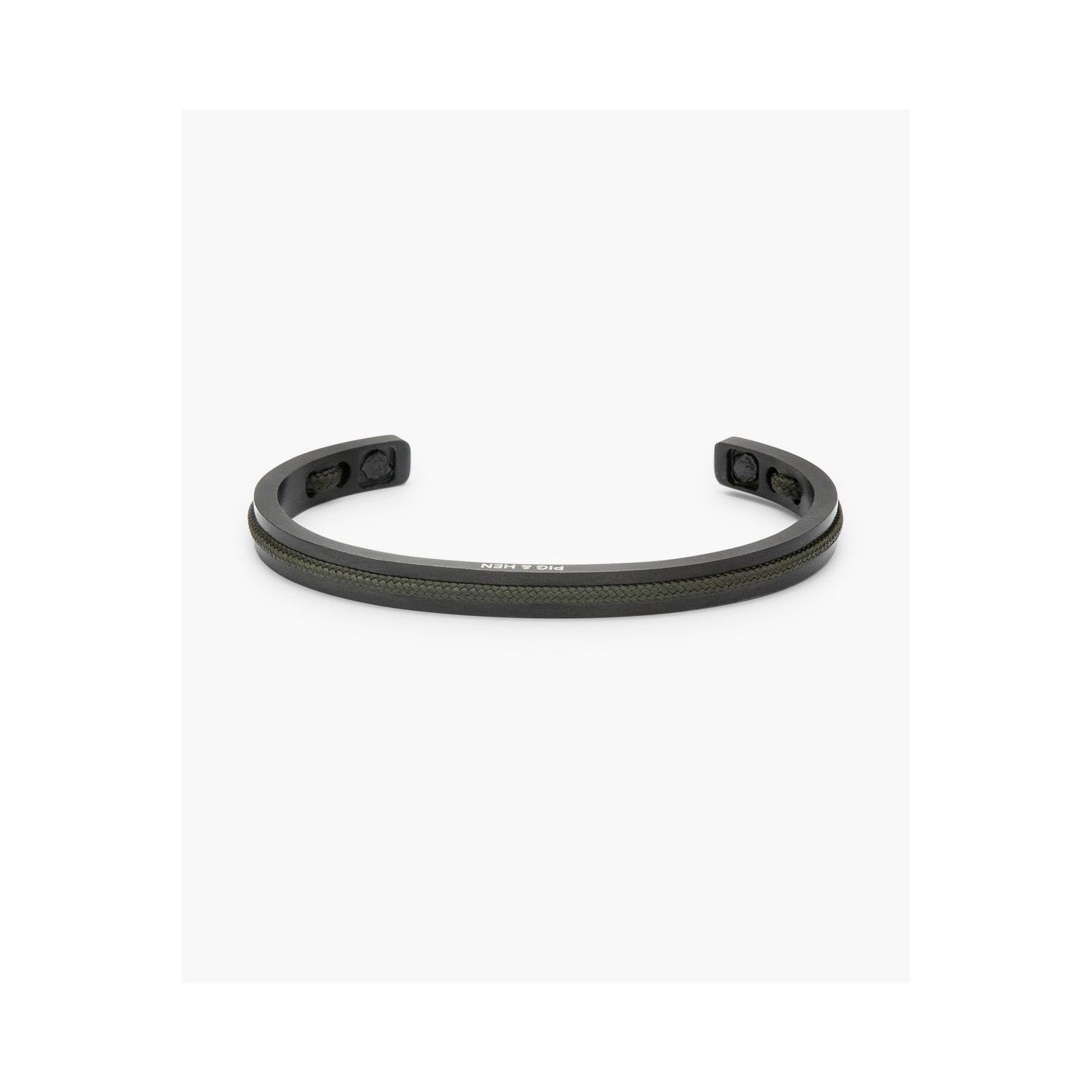 Pig & hen navarch 6 mm armband army | black