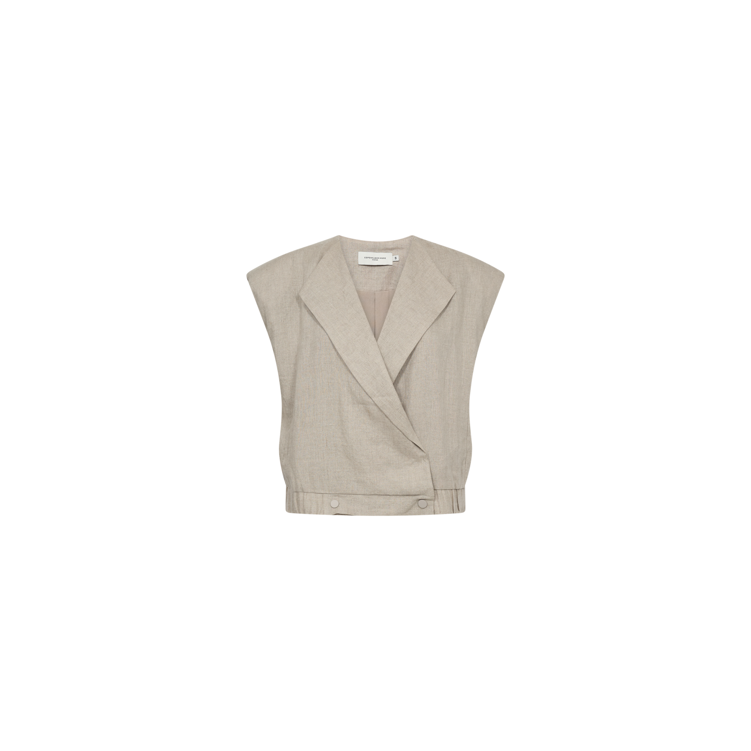 Copenhagen Muse CMnatuli waistcoat linen short oys