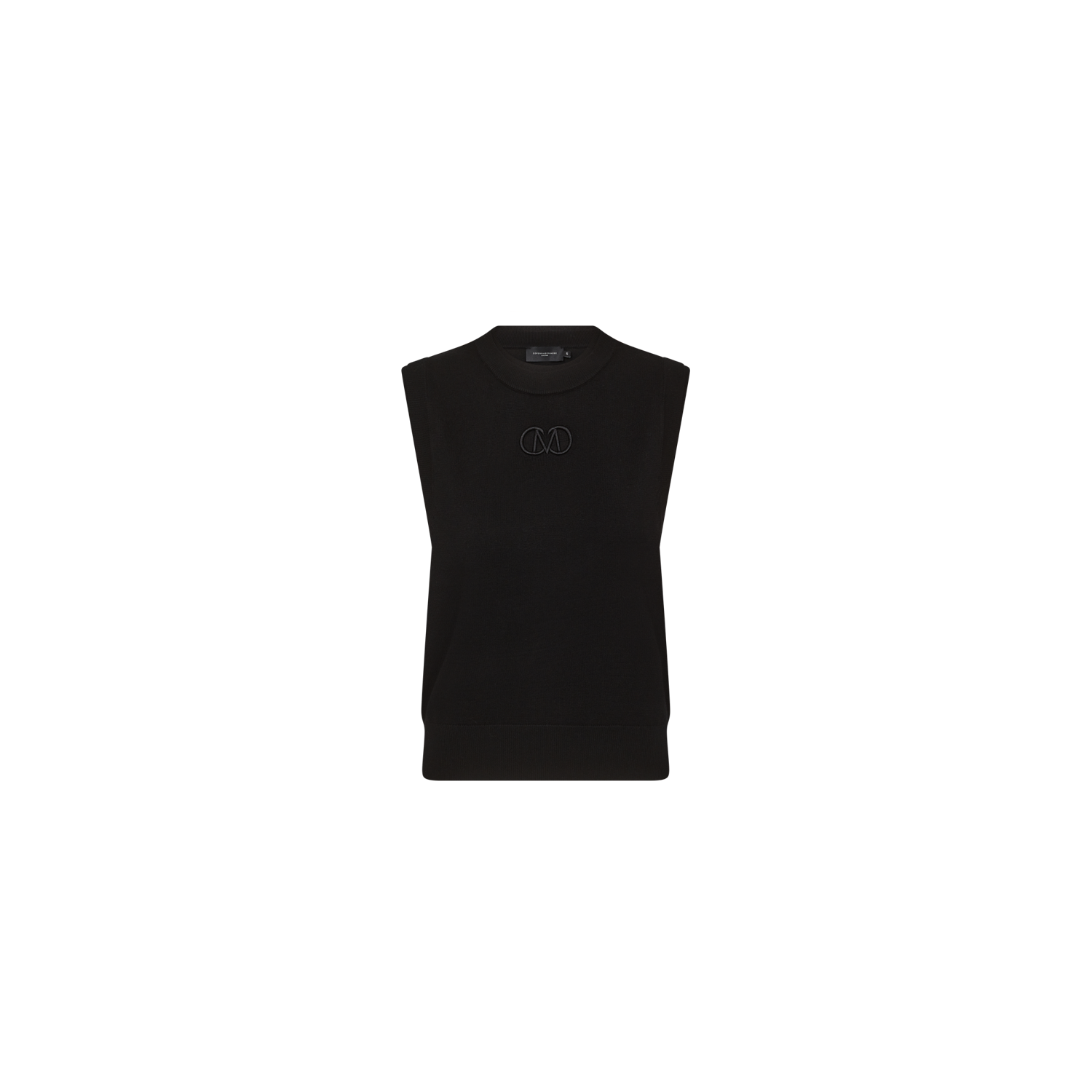 Copenhagen Muse cmveran waistcoat with logo black