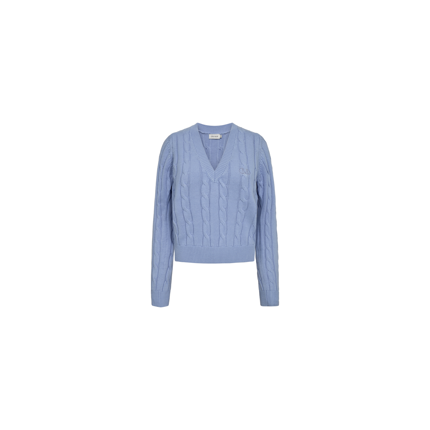 Copenhagen Muse cmkotom pullover v-neck blue heron