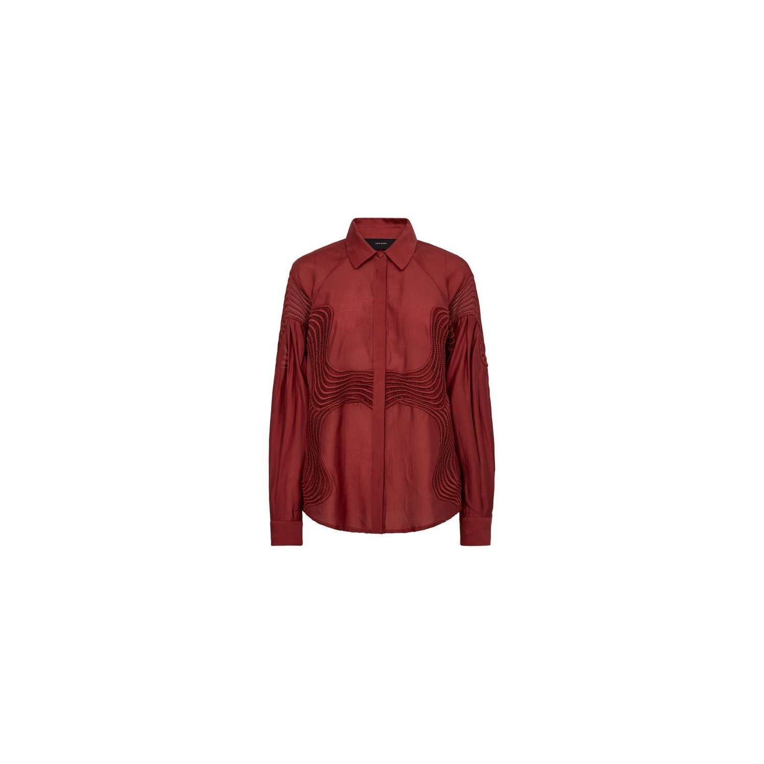 Copenhagen Muse cmmolly shirt lace band red pear