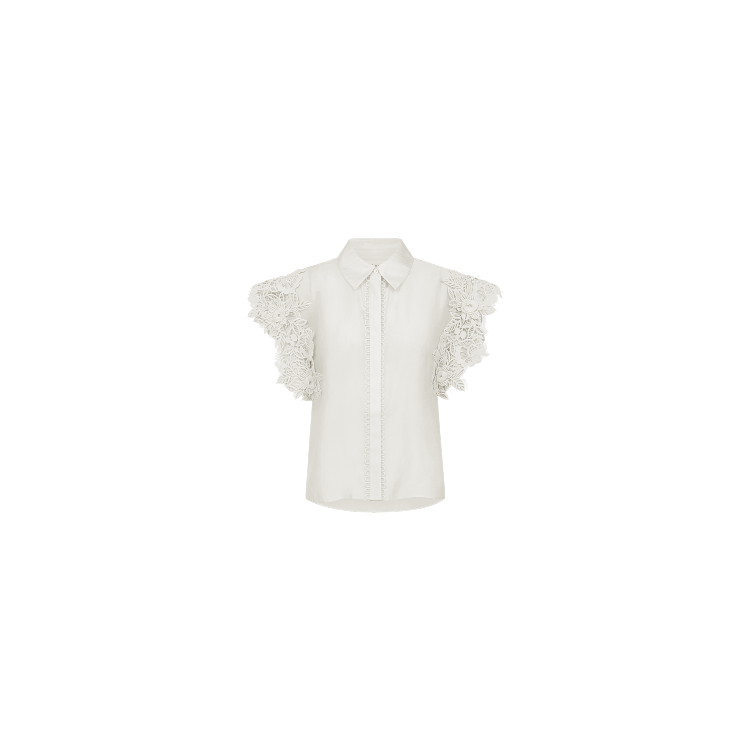 Copenhagen muse cmmolly shirt boxy lace jet stream