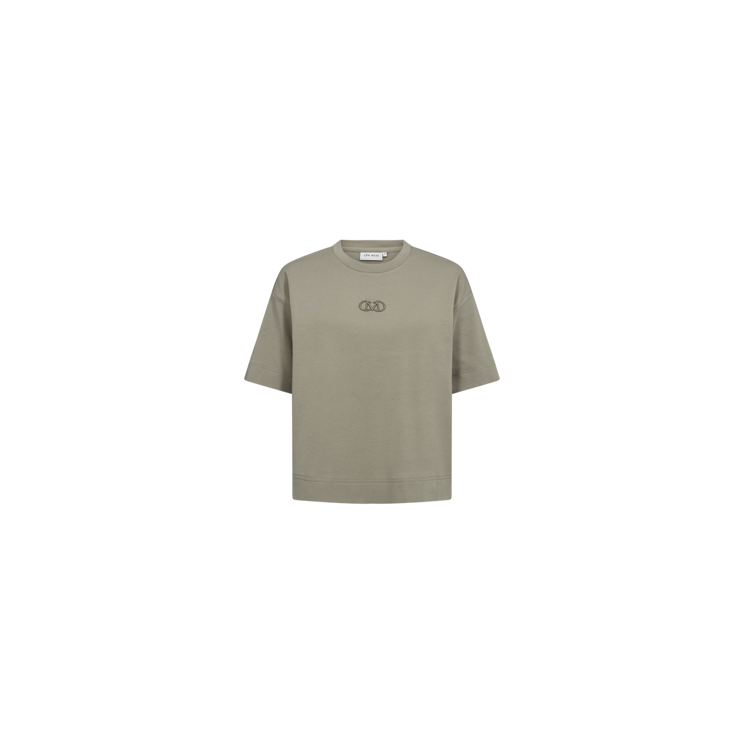 Copenhagen muse cmmuse tee logo embroid seagrass