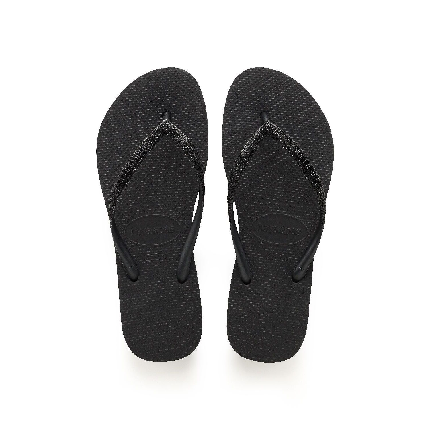 Havaianas slim glitter slipper black