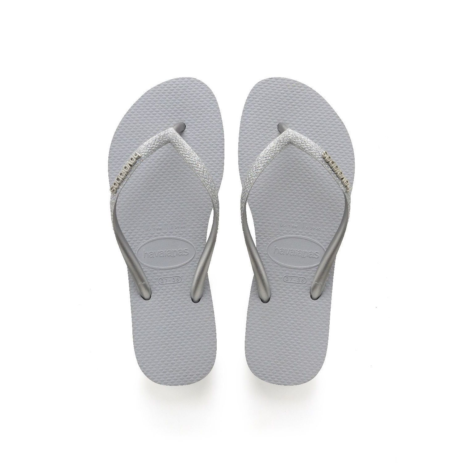 Havaianas slim glitter slipper ice grey