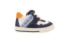 Develab Boys Firststep Low Cut Laces Navy Suede