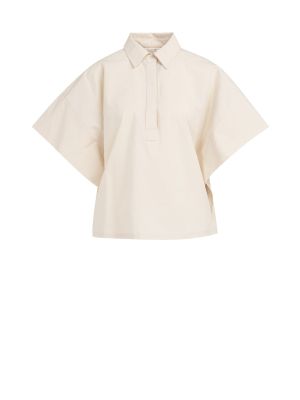YAYA Blouse met mouwdetail cloud creme white