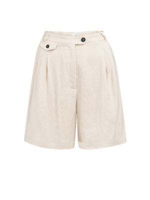 YAYA Woven longer length bermuda sh cloud creme wh