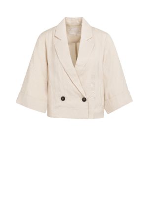 YAYA Blazer met kimonomouwen cloud creme white