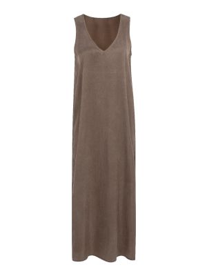 YAYA Crinkle dress washed brown