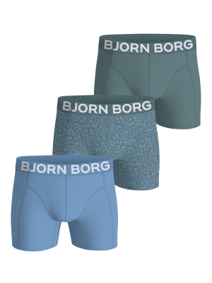 Bjorn borg organic cotton stretch boxer 3p bl/gr/g