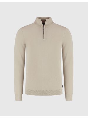 Saint steve cas-s zip trui sand