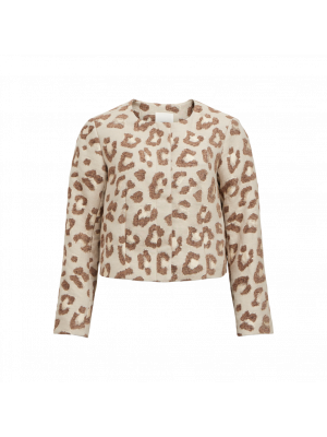 Object objlouisa jacket hummus tobaco brown