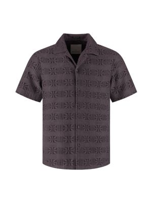 Dstrezzed luca resort shirt purple grey