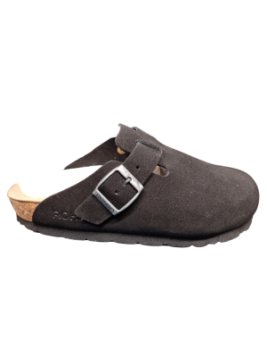 Rohde 6071-90 Voetbed muil Suede Zwart
