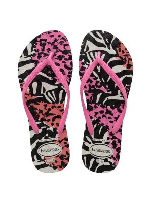 Havaianas slim animals slipper shocking pink