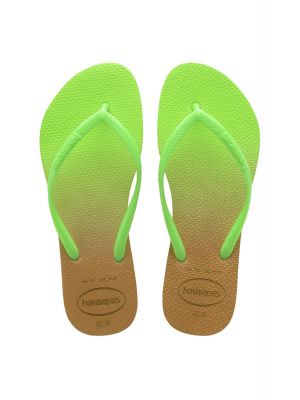 Havaianas slim gradient white/fluorescent eletric