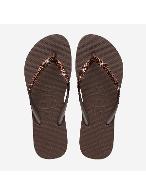 Havaianas Slim Glitter 2 Dark Brown