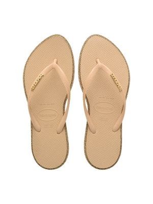 Havaianas Slim Point Glitter Dark Brown/Golden
