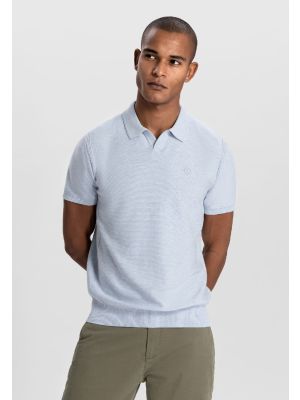 Dstrezzed mercury short sleeve polo lt blue
