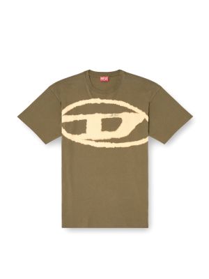Diesel t-boxt bleach t-shirt groen