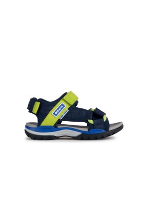 Geox J Borealis Boy Sandals Navy Lime