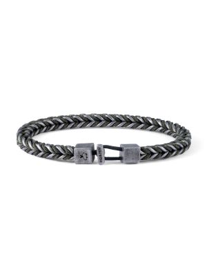 Pig & Hen catena foxtail armband Army | Vintage