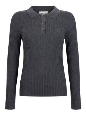 Aaiko flores wo sweater antra grey