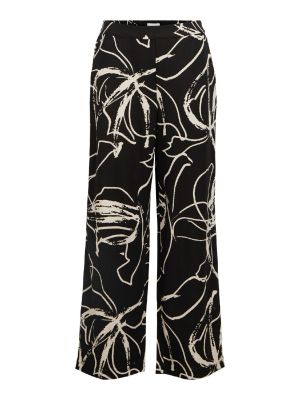 Object objsanne aline wide pant noos black/sand