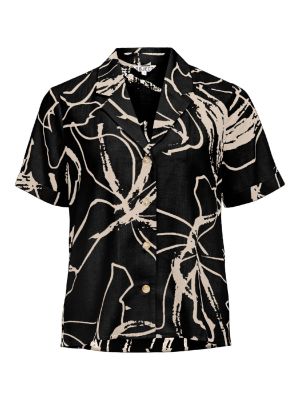 Object objsanne s/s shirt aop noos black